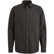 Pme Legend Overhemd Yarn Dyed Grindle Zwart heren