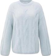 Yaya Trui Kabelmotief Grijs dames