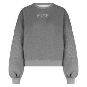 Nukus Pullover Little  Antraciet dames