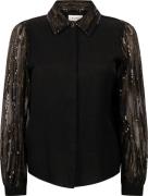 Aaiko Blouse Pillar Paillette Zwart dames