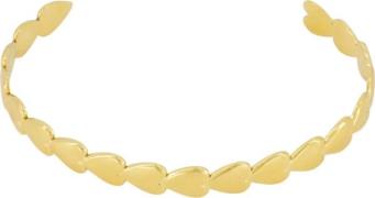 Zusss Armband Bangle met hartjes Goud dames