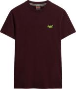 Superdry T-shirt Bordeaux Rood heren