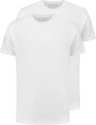 Slater T-shirt Basic 2-Pack Wit heren