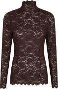 Neo Noir Top Liza Lace Bordeaux Rood dames