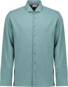No Excess Overhemd Jersey Twill Blauw heren