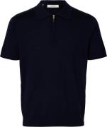 Selected Homme Polo Tray Navy heren