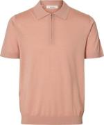 Selected Homme Polo Tray Roze heren