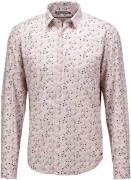No Excess Overhemd Allover Print Paars heren