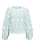 Object Blouse Mya Blauw dames