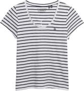 Superdry T-shirt Studio Scoop Blauw dames