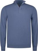 NZA Half zip Trui Navy heren