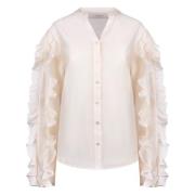 Nukus Blouse Margriet  Off White dames