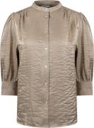 Nukus Blouse Lilly Shiny Groen dames