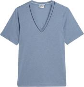 Scotch & Soda T-shirt V-neck  Blauw dames