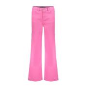 Geisha Pantalon Wide Leg Roze dames