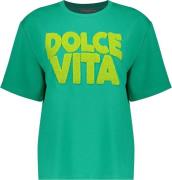 Geisha Sweater Scuba Toweling Groen dames