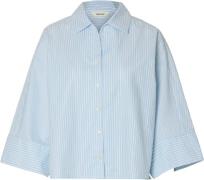 Selected Femme Blouse Ester Oversized Blauw dames