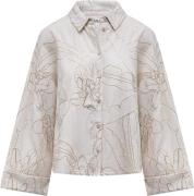 Label Dot Blouse Adela Wit dames