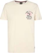 Petrol T-Shirt  Beige heren
