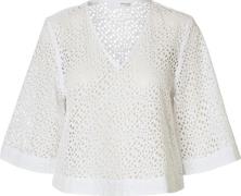 Selected Femme Blouse Laerke Wit dames