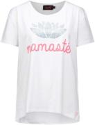 Miss Goodlife T-shirt Namaste Wit dames