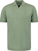 No Excess Polo V Solid Groen heren