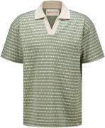 Revolution Polo Interlock Jaquard Groen heren