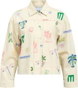 Object Jas Ally Print Beige dames