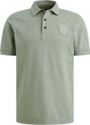 Pme Legend Polo Fine pique badge Groen heren