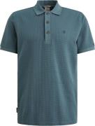 Cast Iron Polo Regular fit Blauw heren