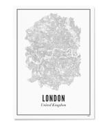 Wijck Decoratieve objecten London City Wit