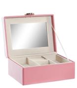 ITEM International Opbergmanden Jeweler Pu Mdf Roze