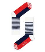 Happy Socks Sokken Socks Half Stripe Wit