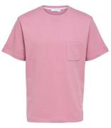 Selected Homme T-shirts Relaxsoon Pocket Short Sleeve O Neck Tee W Roz...