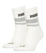 Puma Sokken New Heritage Short Crew Sock Unisex 2-Pack Wit