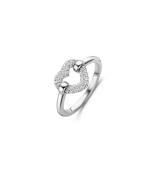 Silver Platinum Plated Ring 12291ZI