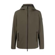 Groene Lichtgewicht Jas voor Heren Woolrich , Green , Heren