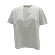Modieuze Boxy Oversized T-shirt BomBoogie , White , Dames