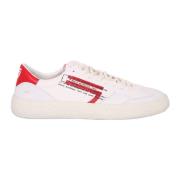 Witte Cherry Lage Sneakers Puraai , White , Heren