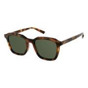 Elegante Groene Zonnebril Saint Laurent , Brown , Dames