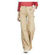 Trousers Semicouture , Brown , Dames