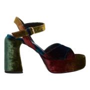 Hoge hak sandalen voor elke gelegenheid Elena Iachi , Green , Dames