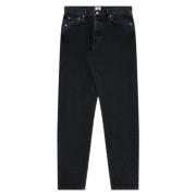 Zwarte Regular Tapered Jeans Edwin , Black , Heren