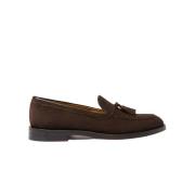 Bruin Suède Tassel Loafers Scarosso , Brown , Heren