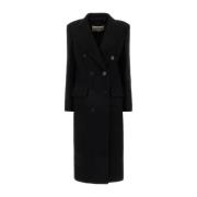 Single-Breasted Coats Alexandre Vauthier , Black , Dames