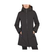 Comfortabele Winterparka - Firth Softs Woolrich , Black , Dames