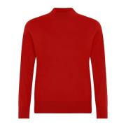 Gezellig Katoenen Turtleneck Blouse Skovhuus , Red , Dames