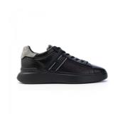 Stijlvolle Leren Sneakers Hogan , Black , Heren