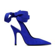 Ribbon Slingback Pumps The Attico , Blue , Dames