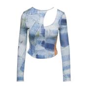 Long Sleeve Tops Andersson Bell , Blue , Dames